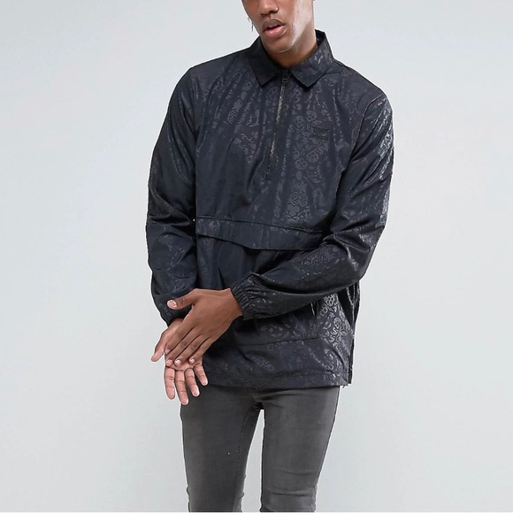 adidas Originals Ornamental Block Half-Zip Coach Jacket CF5317 size 2XL - Picture 9 of 9